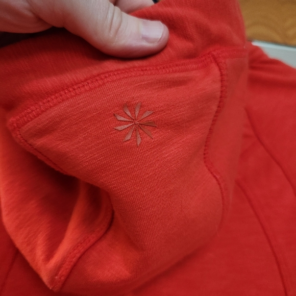 Athleta Zip Up Hoodie, Full Length XXS, red - Picture 8 of 12